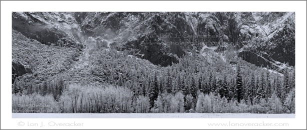 Leidig Meadow Panoramic. Yosemite National Park. File #41163-166PHBW4x